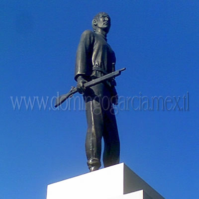 Monumento Anastasio Aquino en parque Santiago Nonualco